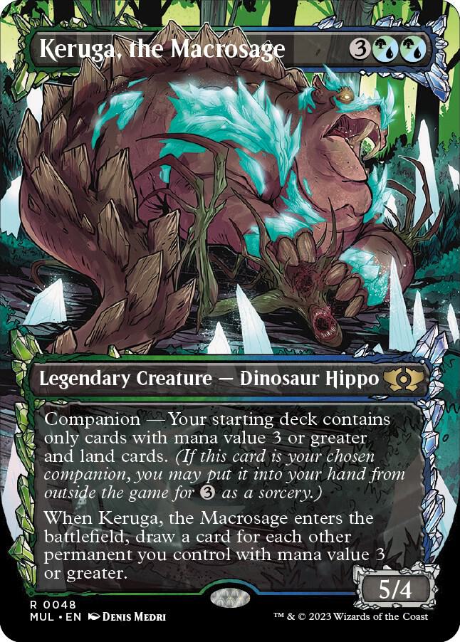 Keruga, the Macrosage (48) [Multiverse Legends] [Showcase, Borderless]