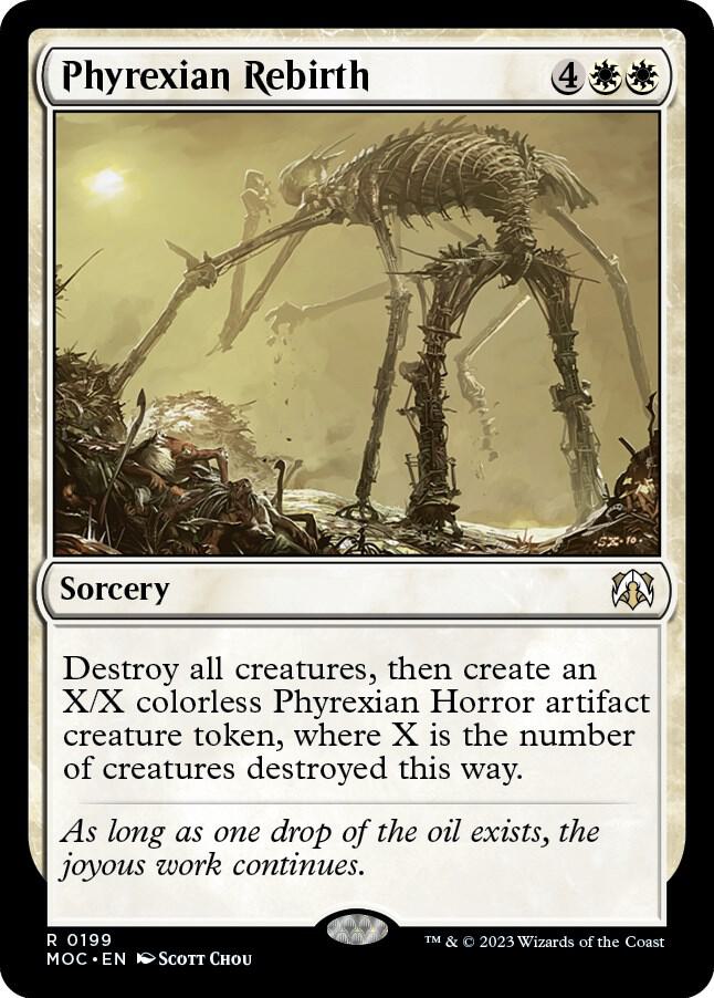 Phyrexian Rebirth (199) [March of the Machine Commander]