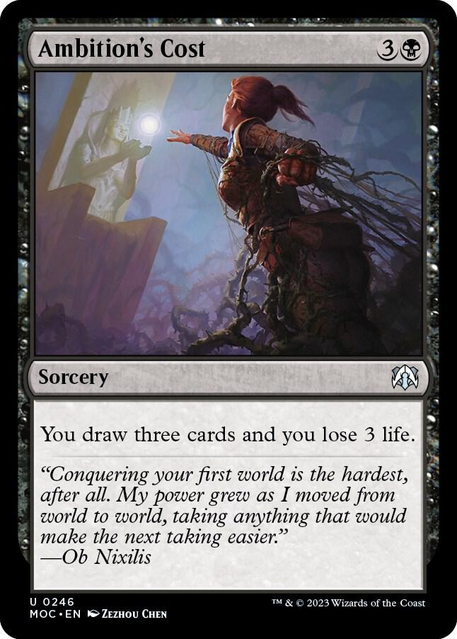 Ambition's Cost (246) [March of the Machine Commander]