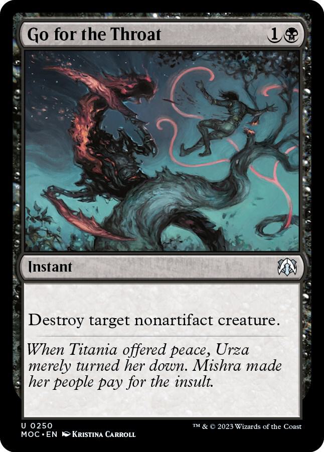 Go for the Throat (250) [March of the Machine Commander]