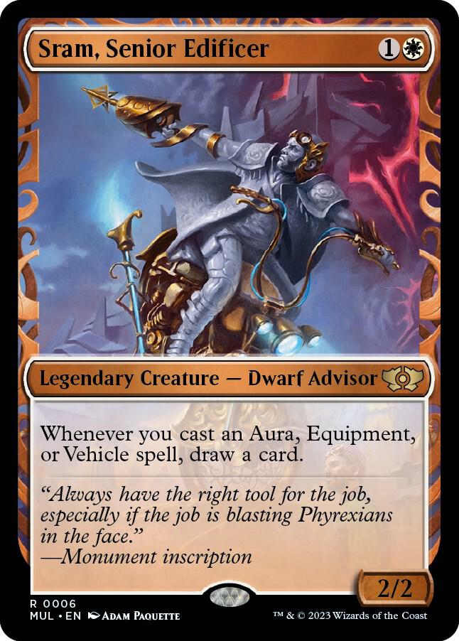 Sram, Senior Edificer (6) [Multiverse Legends] [Showcase]