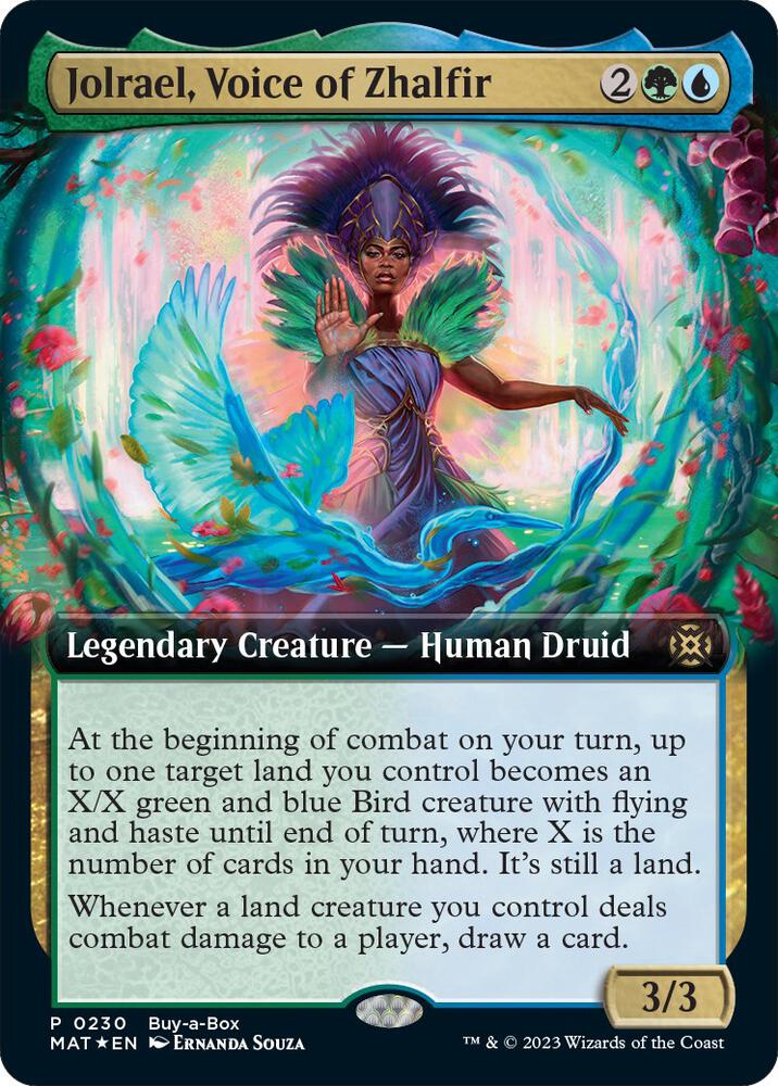 Jolrael, Voice of Zhalfir (230) [Buy-A-Box Promos] [Extended Art]