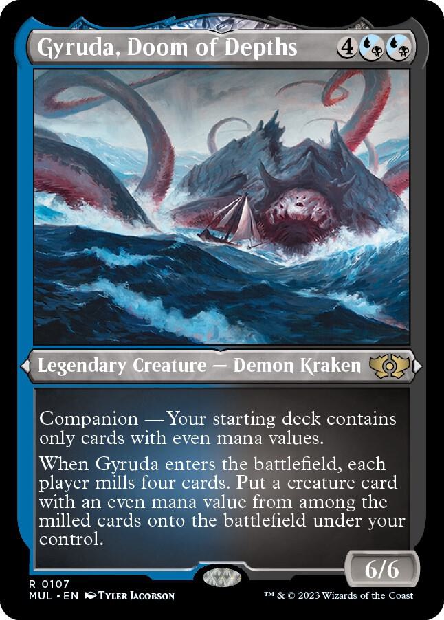 Gyruda, Doom of Depths (Foil Etched) (107) [Multiverse Legends]