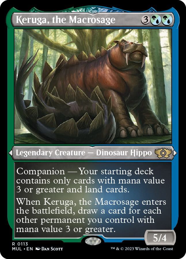 Keruga, the Macrosage (Foil Etched) (113) [Multiverse Legends]