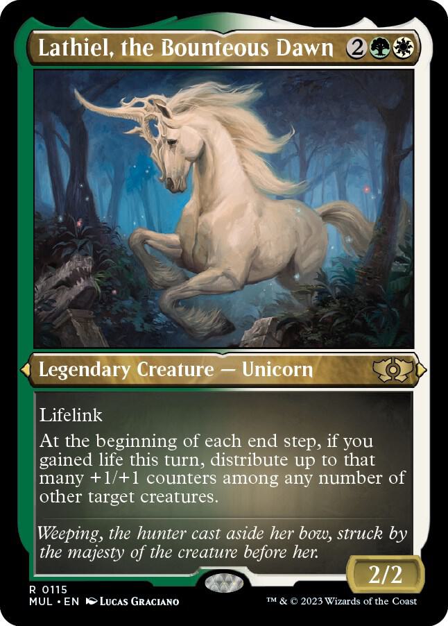Lathiel, the Bounteous Dawn (Foil Etched) (115) [Multiverse Legends]