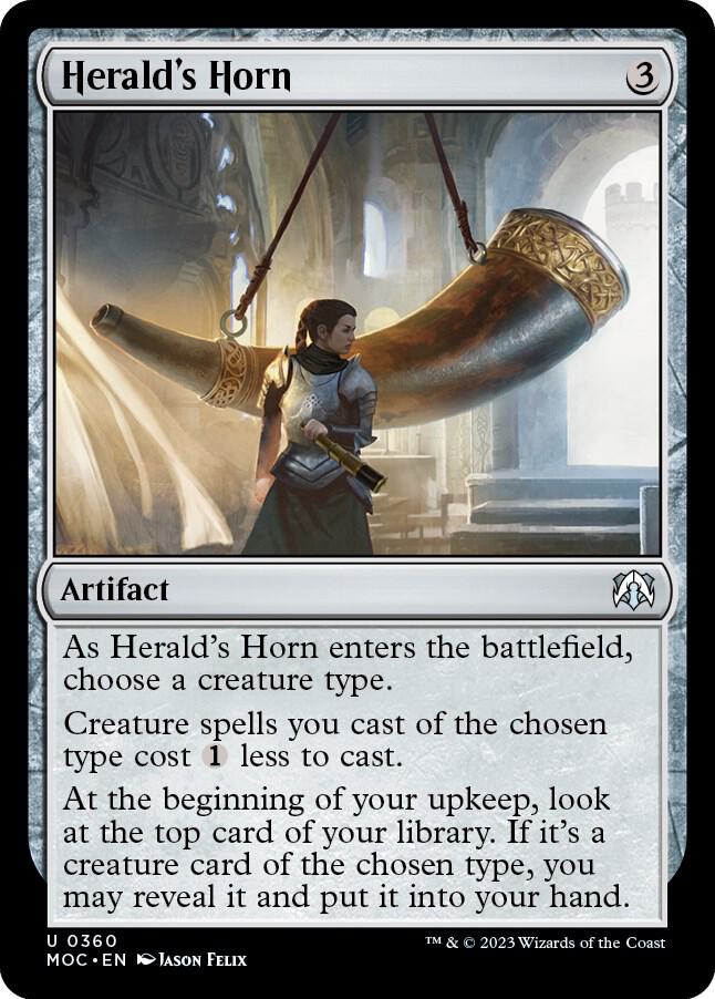 Herald's Horn (360) [March of the Machine Commander]