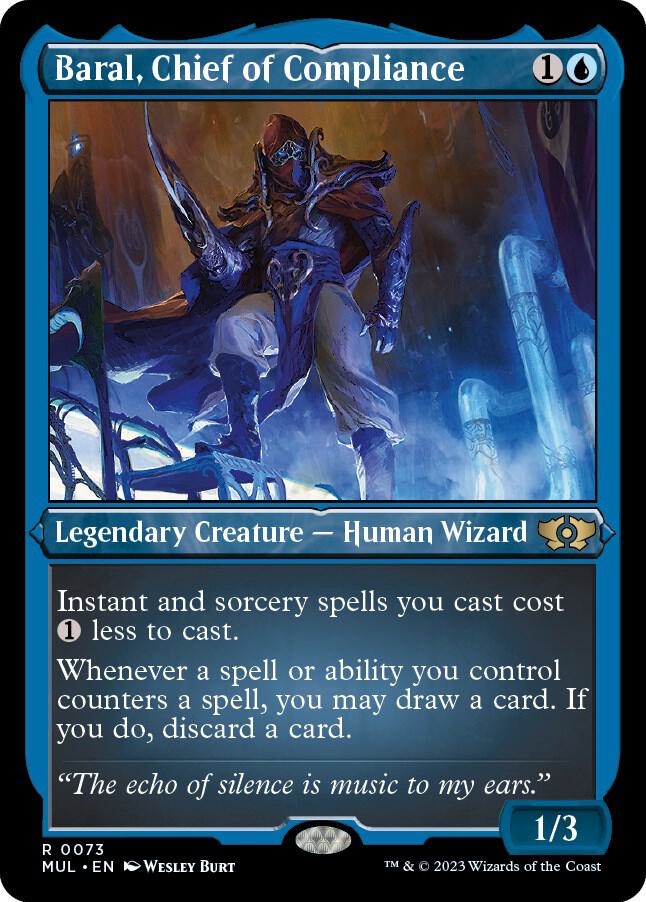Baral, Chief of Compliance (Foil Etched) (73) [Multiverse Legends]