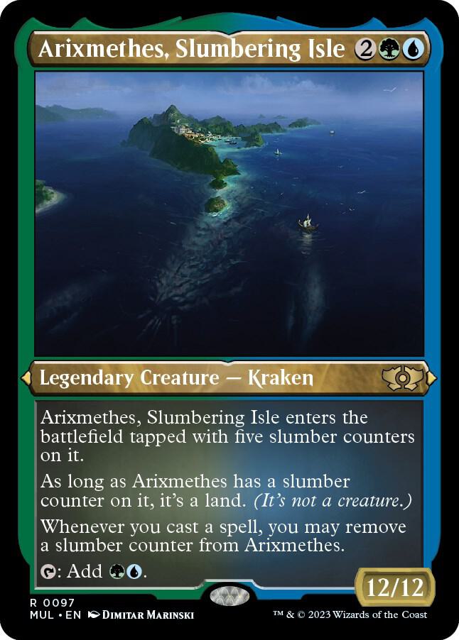 Arixmethes, Slumbering Isle (Foil Etched) (97) [Multiverse Legends]