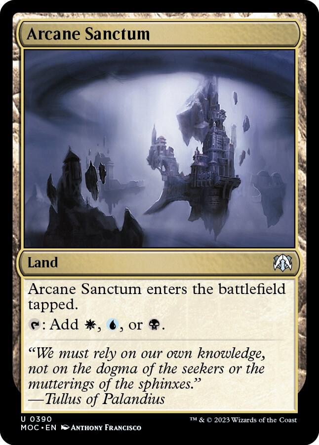 Arcane Sanctum (390) [March of the Machine Commander]