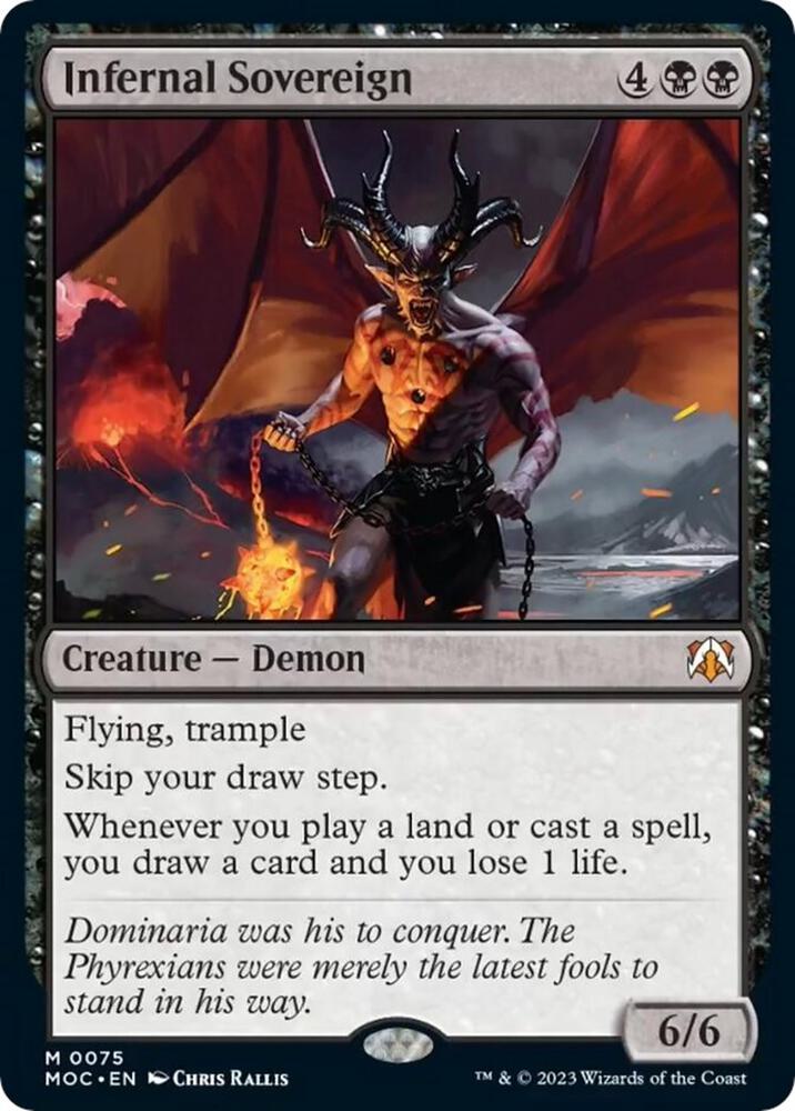 Infernal Sovereign (75) [March of the Machine Commander]