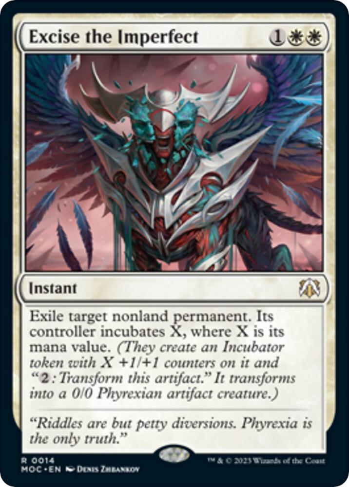 Excise the Imperfect (14) [March of the Machine Commander]
