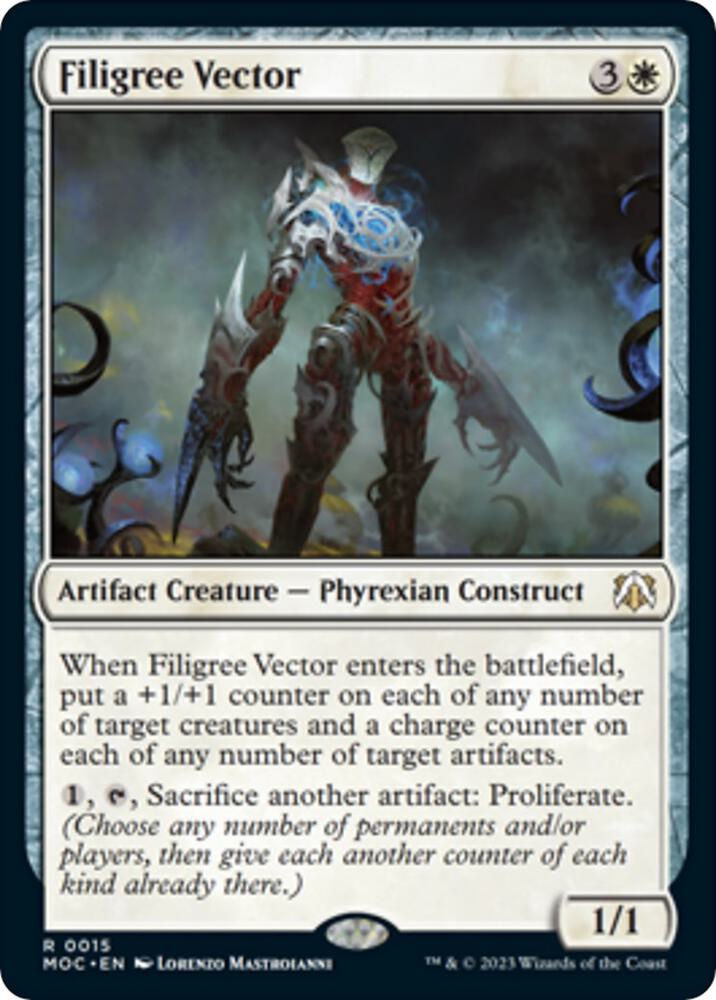 Filigree Vector (15) [March of the Machine Commander]
