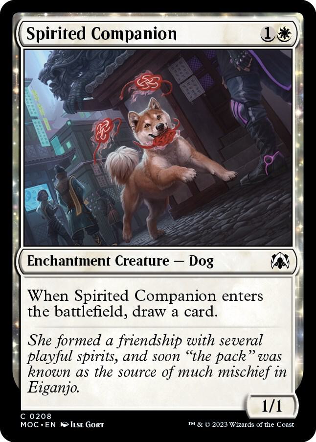 Spirited Companion (208) [March of the Machine Commander]