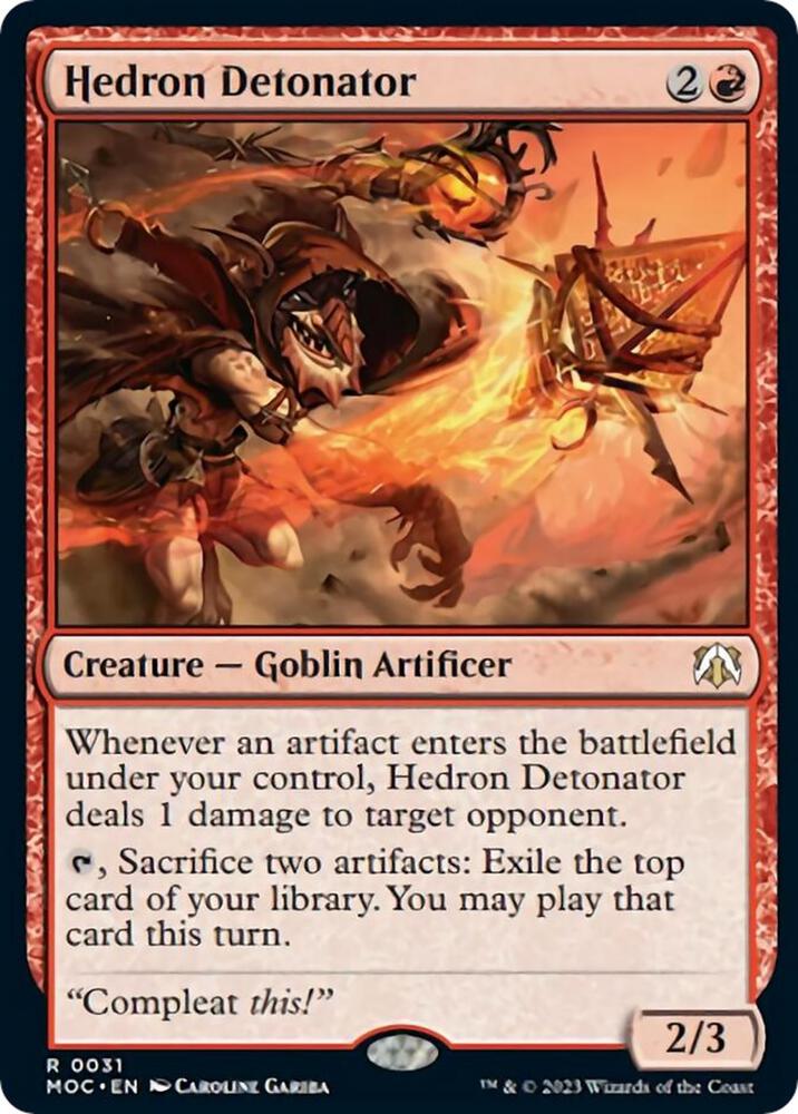 Hedron Detonator (31) [March of the Machine Commander]
