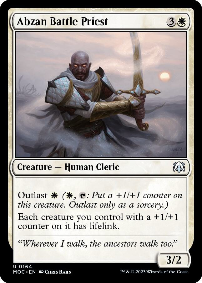 Abzan Battle Priest (164) [March of the Machine Commander]