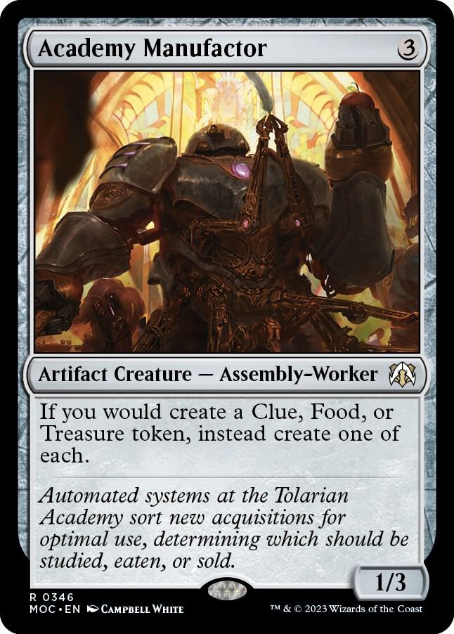 Academy Manufactor (346) [March of the Machine Commander]