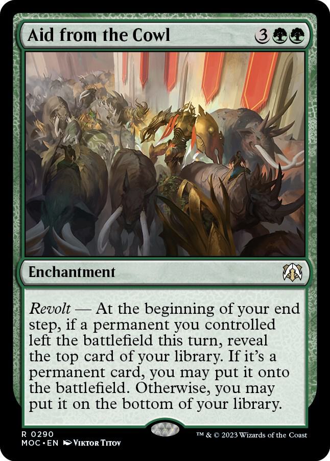 Aid from the Cowl (290) [March of the Machine Commander]