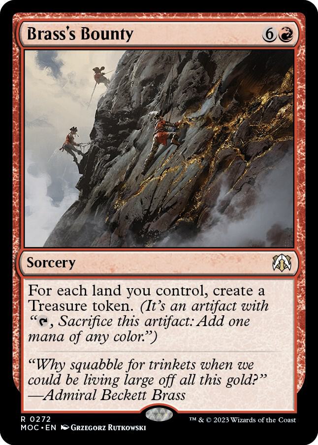Brass's Bounty (272) [March of the Machine Commander]