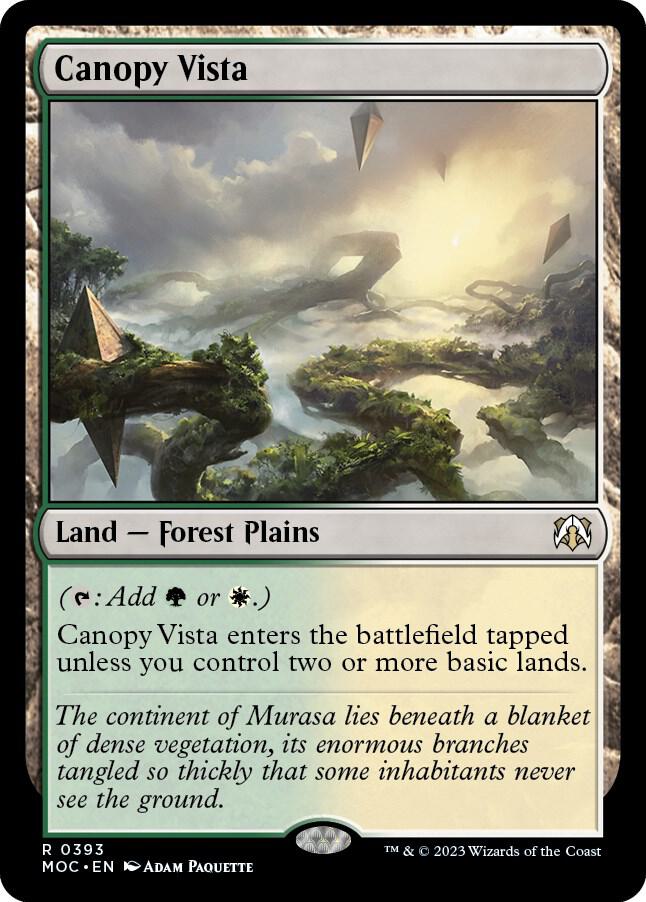 Canopy Vista (393) [March of the Machine Commander]