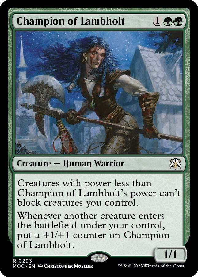 Champion of Lambholt (293) [March of the Machine Commander]