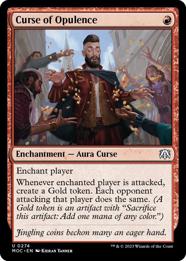 Curse of Opulence (274) [March of the Machine Commander]