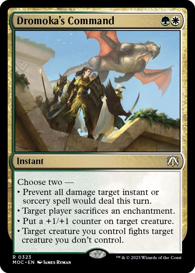 Dromoka's Command (323) [March of the Machine Commander]