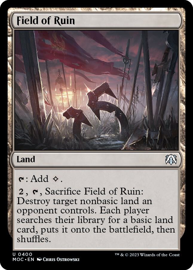 Field of Ruin (400) [March of the Machine Commander]