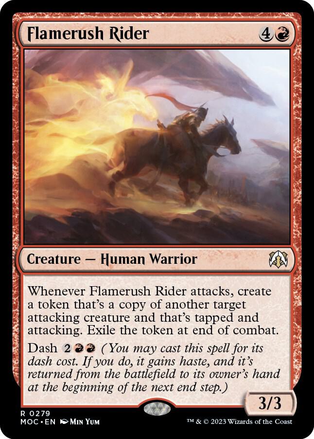Flamerush Rider (279) [March of the Machine Commander]