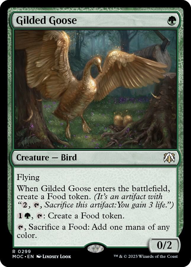 Gilded Goose (299) [March of the Machine Commander]