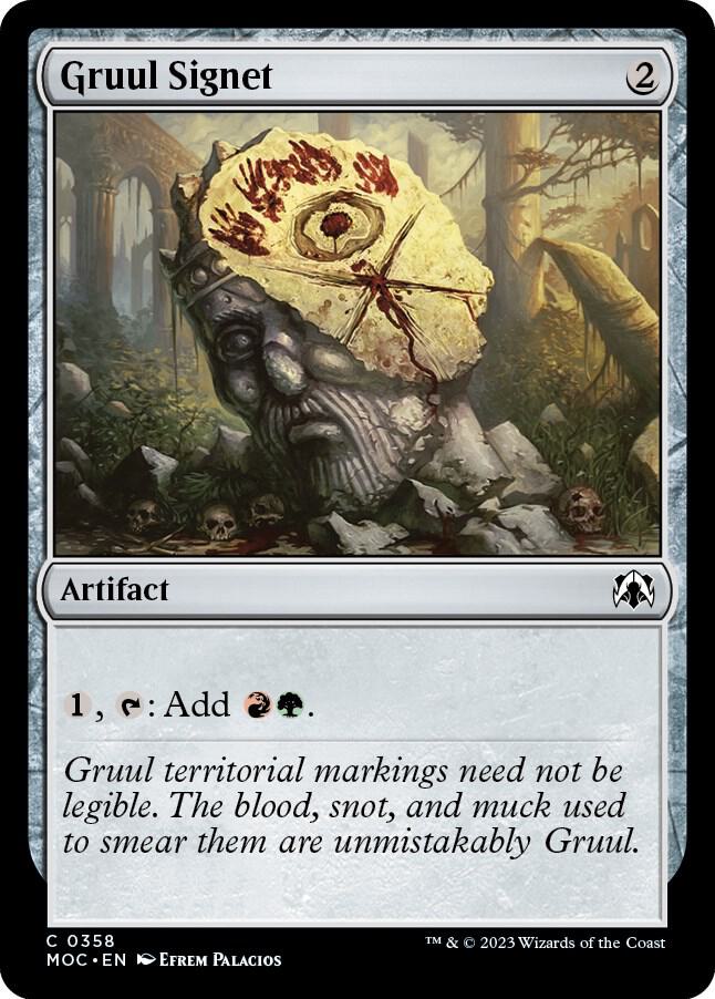 Gruul Signet (358) [March of the Machine Commander]