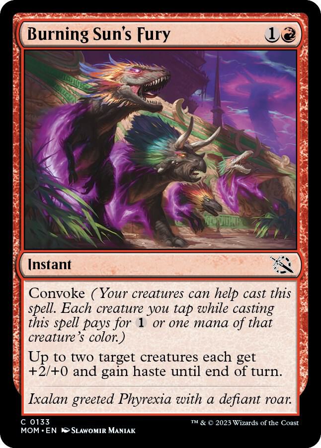 Burning Sun's Fury (133) [March of the Machine]