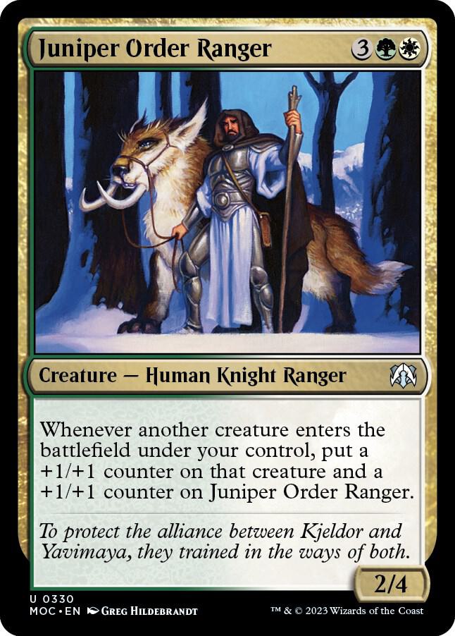 Juniper Order Ranger (330) [March of the Machine Commander]