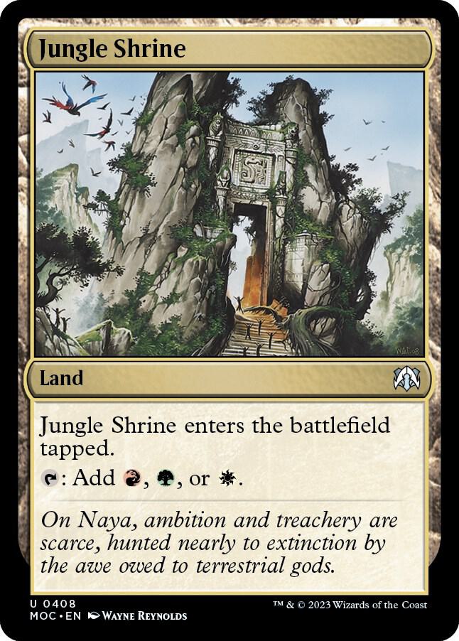 Jungle Shrine (408) [March of the Machine Commander]