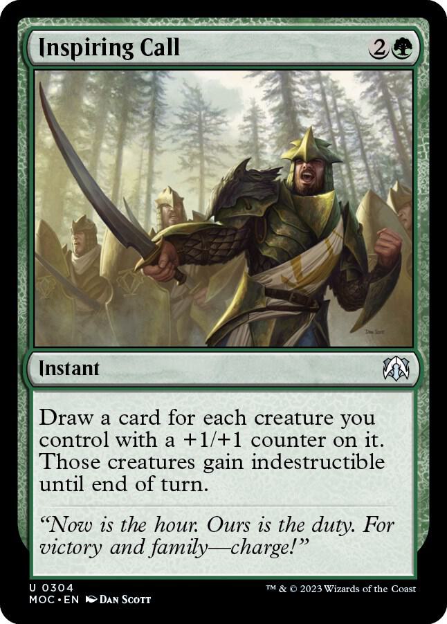 Inspiring Call (304) [March of the Machine Commander]