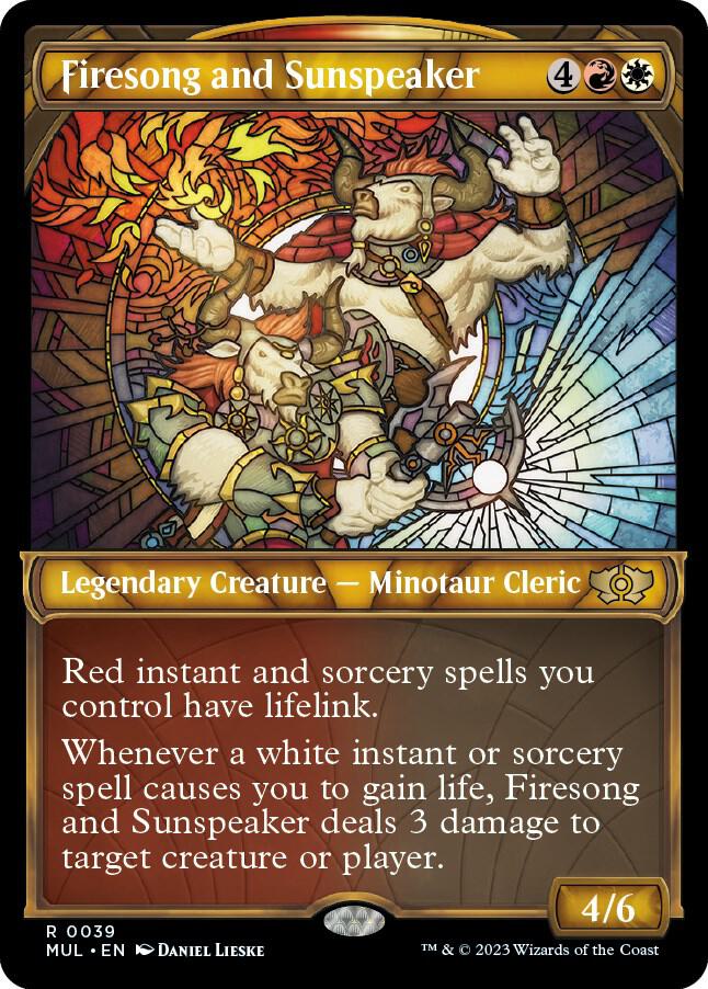 Firesong and Sunspeaker (39) [Multiverse Legends] [Showcase]
