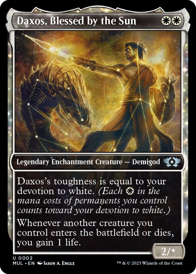 Daxos, Blessed by the Sun (2) [Multiverse Legends] [Showcase]