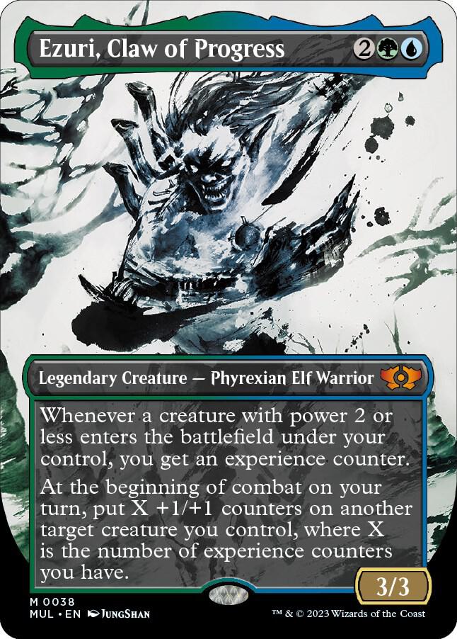 Ezuri, Claw of Progress (38) [Multiverse Legends] [Showcase, Borderless]