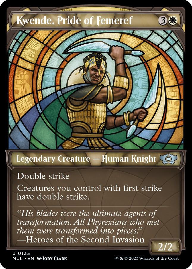 Kwende, Pride of Femeref (Halo Foil) (135) [Multiverse Legends] [Showcase]