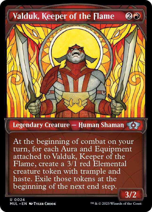 Valduk, Keeper of the Flame (24) [Multiverse Legends] [Showcase]