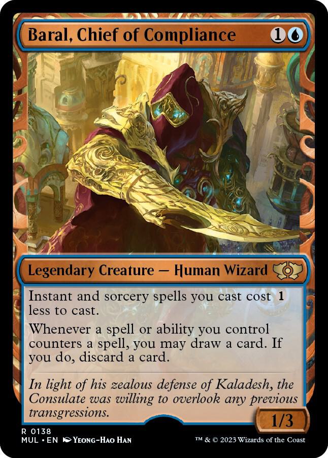 Baral, Chief of Compliance (Halo Foil) (138) [Multiverse Legends] [Showcase]