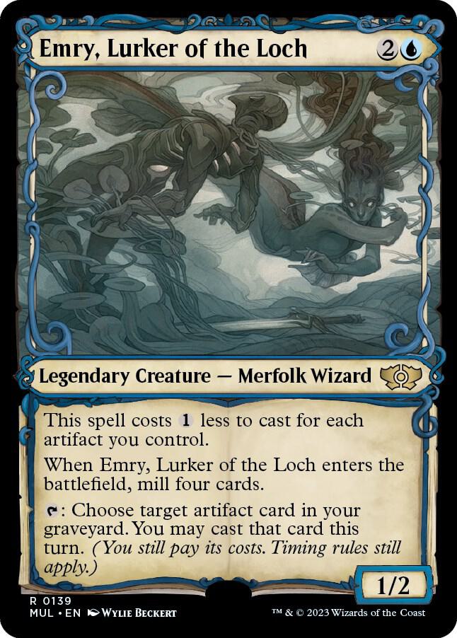 Emry, Lurker of the Loch (Halo Foil) (139) [Multiverse Legends] [Showcase]