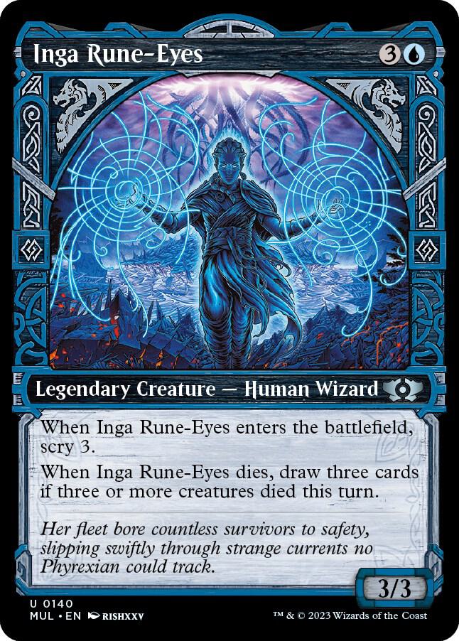 Inga Rune-Eyes (Halo Foil) (140) [Multiverse Legends] [Showcase]