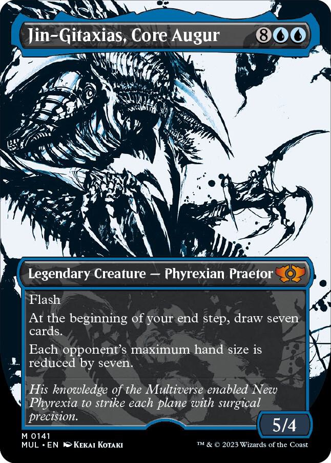Jin-Gitaxias, Core Augur (Halo Foil) (141) [Multiverse Legends] [Showcase, Borderless]