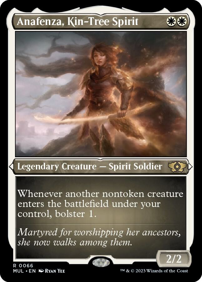 Anafenza, Kin-Tree Spirit (Foil Etched) (66) [Multiverse Legends]