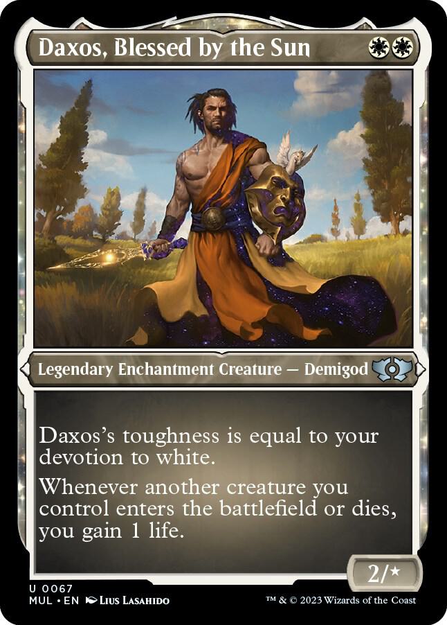 Daxos, Blessed by the Sun (Foil Etched) (67) [Multiverse Legends]