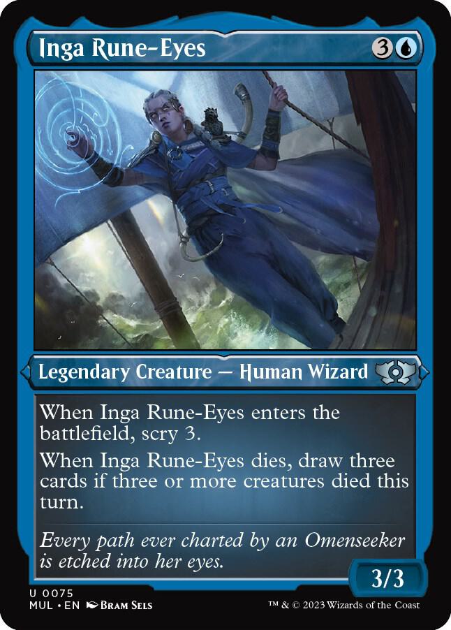 Inga Rune-Eyes (Foil Etched) (75) [Multiverse Legends]