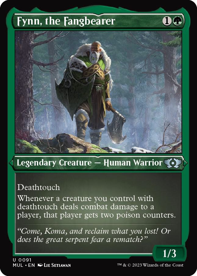 Fynn, the Fangbearer (Foil Etched) (91) [Multiverse Legends]
