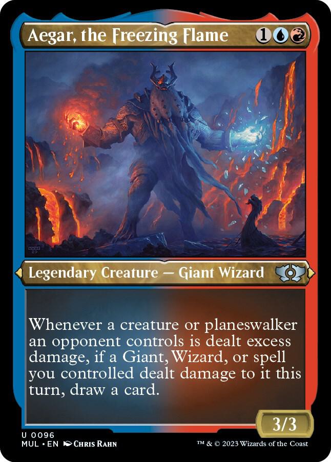 Aegar, the Freezing Flame (Foil Etched) (96) [Multiverse Legends]