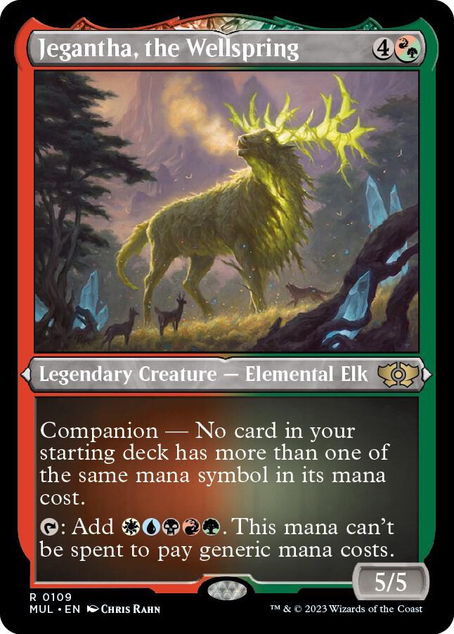 Jegantha, the Wellspring (Foil Etched) (109) [Multiverse Legends]