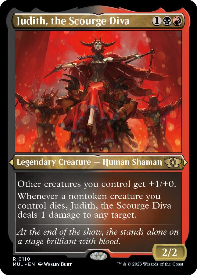 Judith, the Scourge Diva (Foil Etched) (110) [Multiverse Legends]